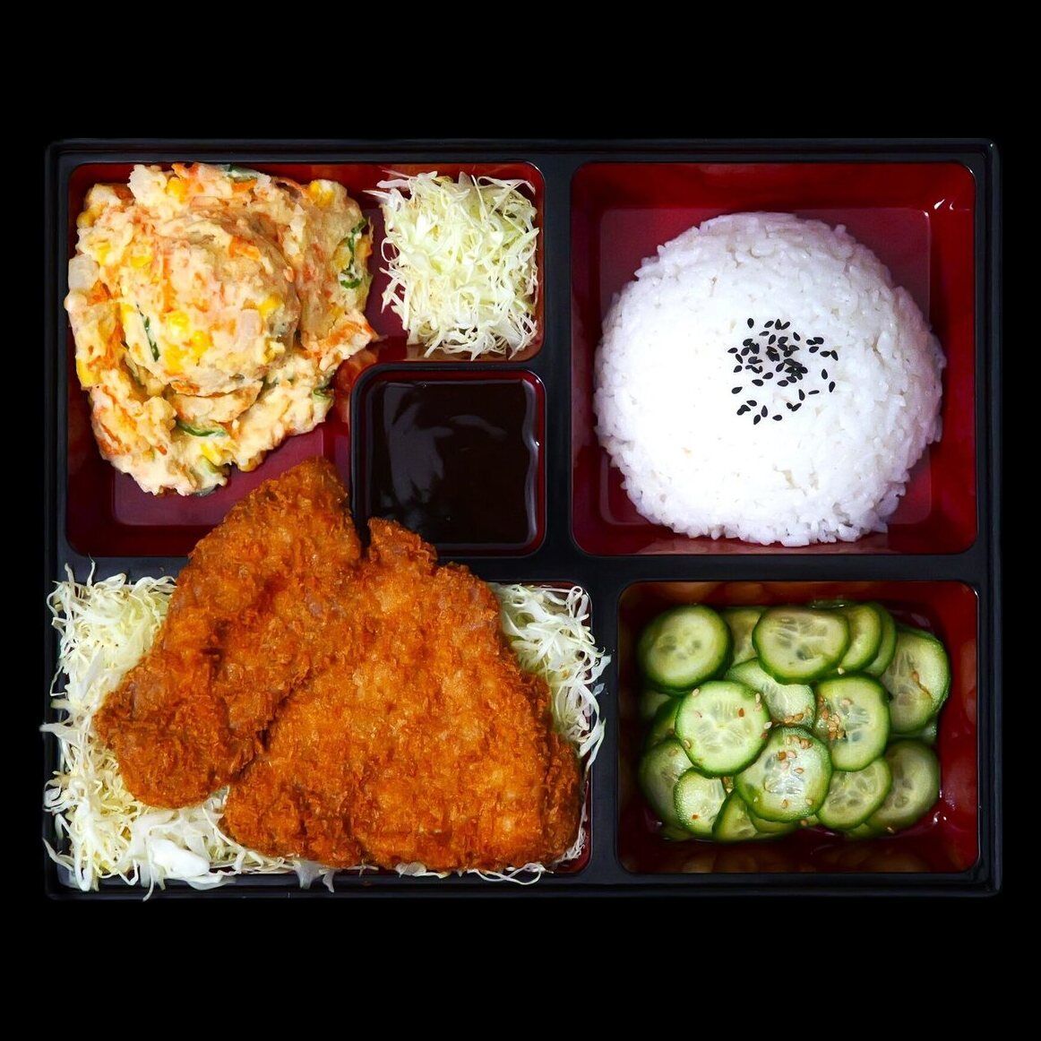 Tonkatsu bento box